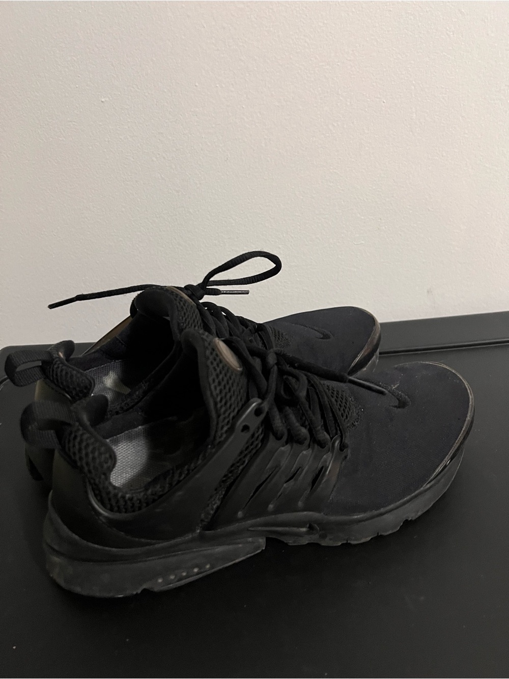 Nike Air Presto GS Triple Kids Black Sneakers US Size 7Y - Picture 5 of 7